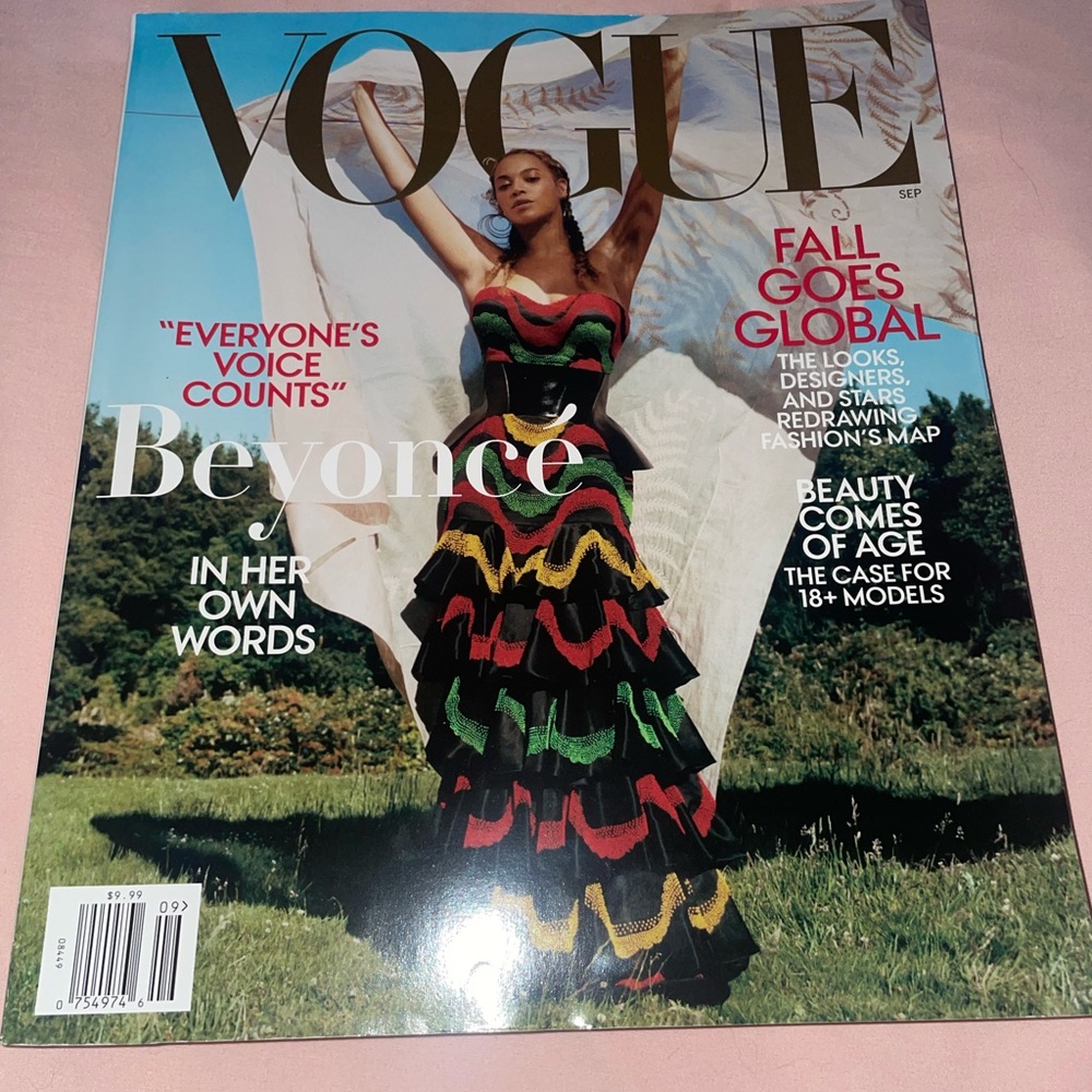 2018 Vogue w/ Beyonce on the cover. Brand new!